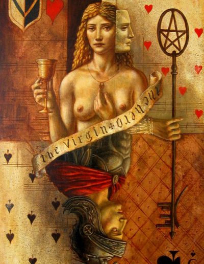 Jake Baddeley - Hero and Virgin - oil on canvas - 50 x 70 cm - 2007 - SOLD