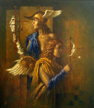 Jake Baddeley - Experiment for Angels - oil on canvas - 80 x 60 cm - 2011 - SOLD
