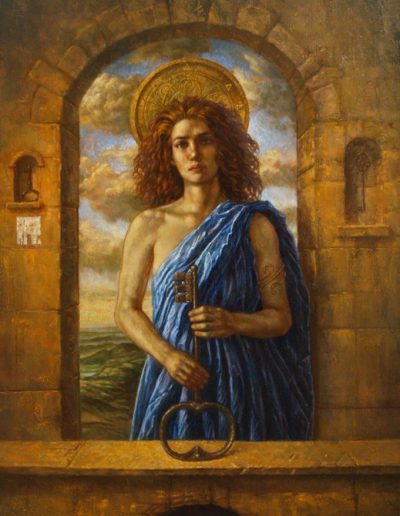 Jake Baddeley - The First Gate - oil on canvas - 90 x 70 cm - 2011 - SOLD