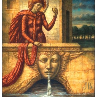 Jake Baddeley - River of Lethe - oil on canvas - 80 x 60 cm - 2024