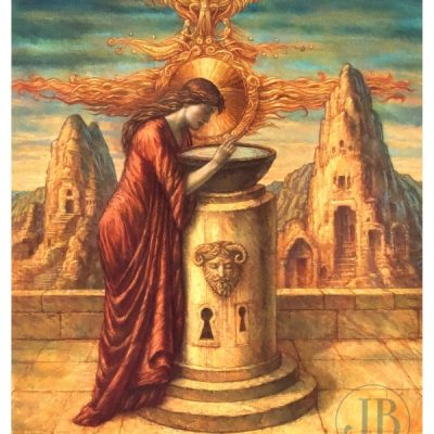 Jake Baddeley - The Vision - oil on canvas - 80 x 60 cm - 2024