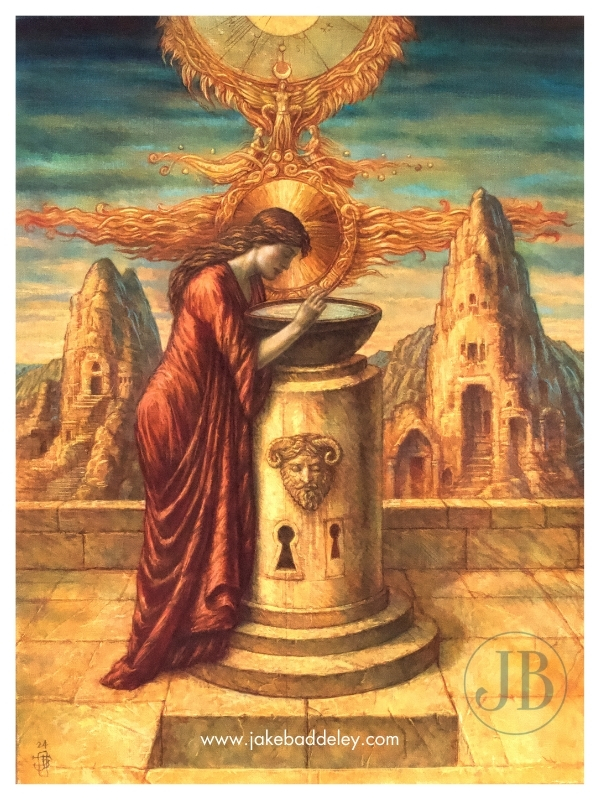 Jake Baddeley - The Vision - oil on canvas - 80 x 60 cm - 2024