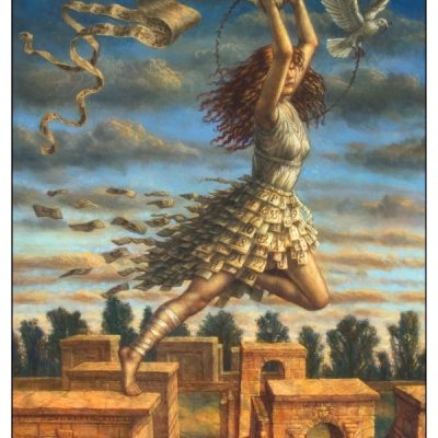 Jake Baddeley - Vertigo - oil on canvas - 80 x 60 cm - 2024